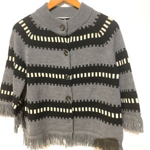 $288. Anthropologie Trina Turk Gray small sweater